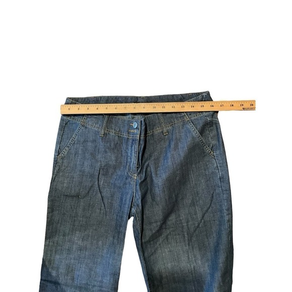 Michael Kors Trouser Pant Women's Size 10 Black Bootcut Leg Mid-Rise Polyester - Picture 5 of 7